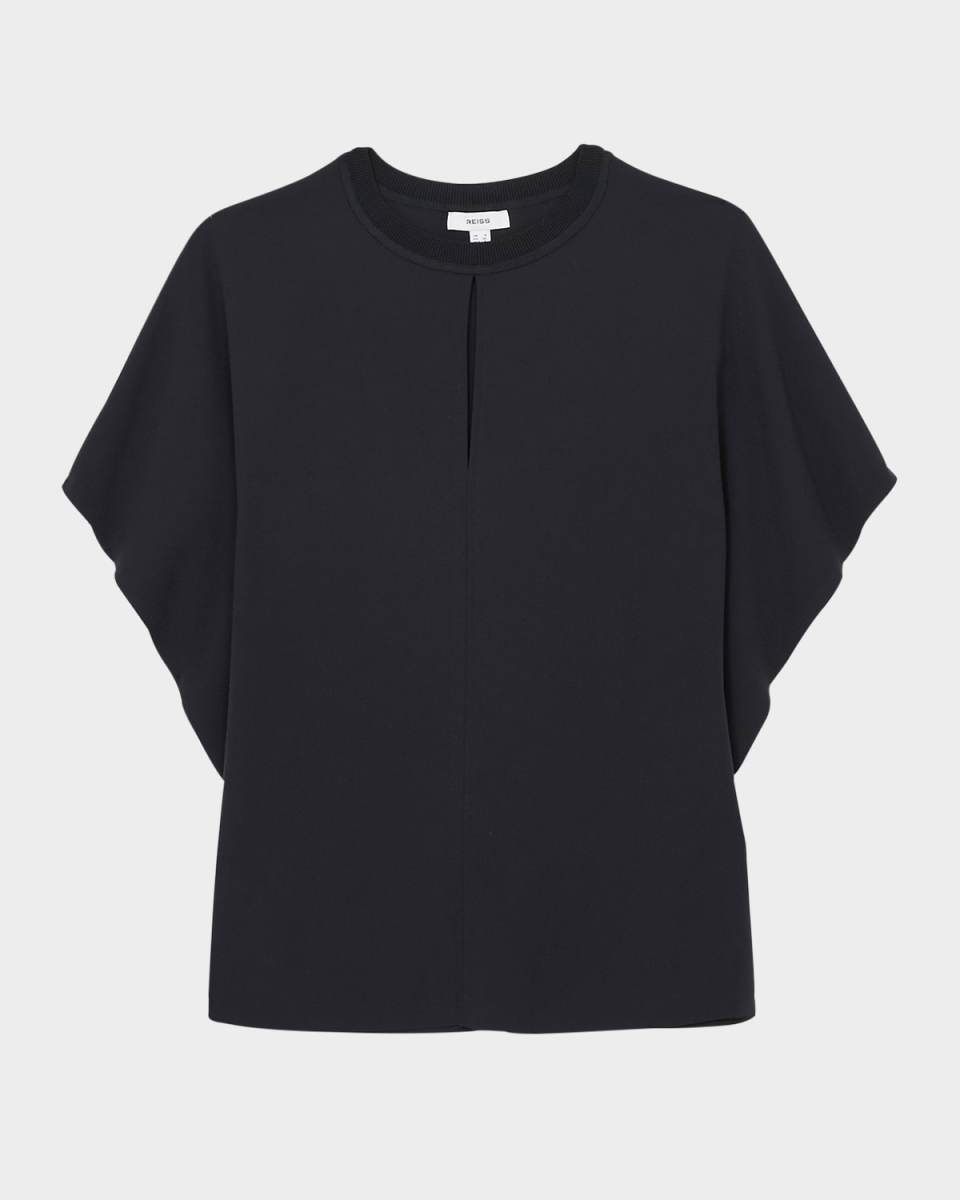 Tania Cutout Dolman-Sleeve Top
